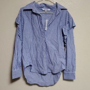 NWT olive & j chambray shirt
